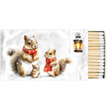 Karácsonyi mókusos gyufa 45 db-os Squirrel Family