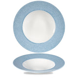Churchill Isla Ocean kék kerámia salátás 28 cm széles perem