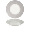Churchill Isla Shale szürke kerámia tányér mély 28 cm / coupe /