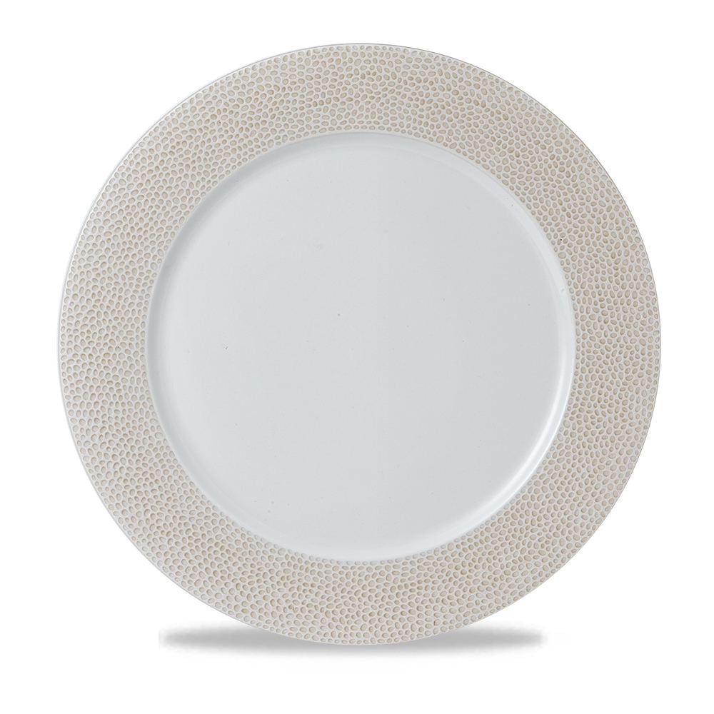 Churchill Isla Spinwash homokszínű kerámia tányér szervírozó 30,5 cm