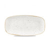 Churchill Stonecast Barley bézs kerámia szögletes tányér 20×12,1 cm Oblon