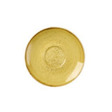 Churchill Stonecast Mustard barna kerámia csészealj 15,6 cm