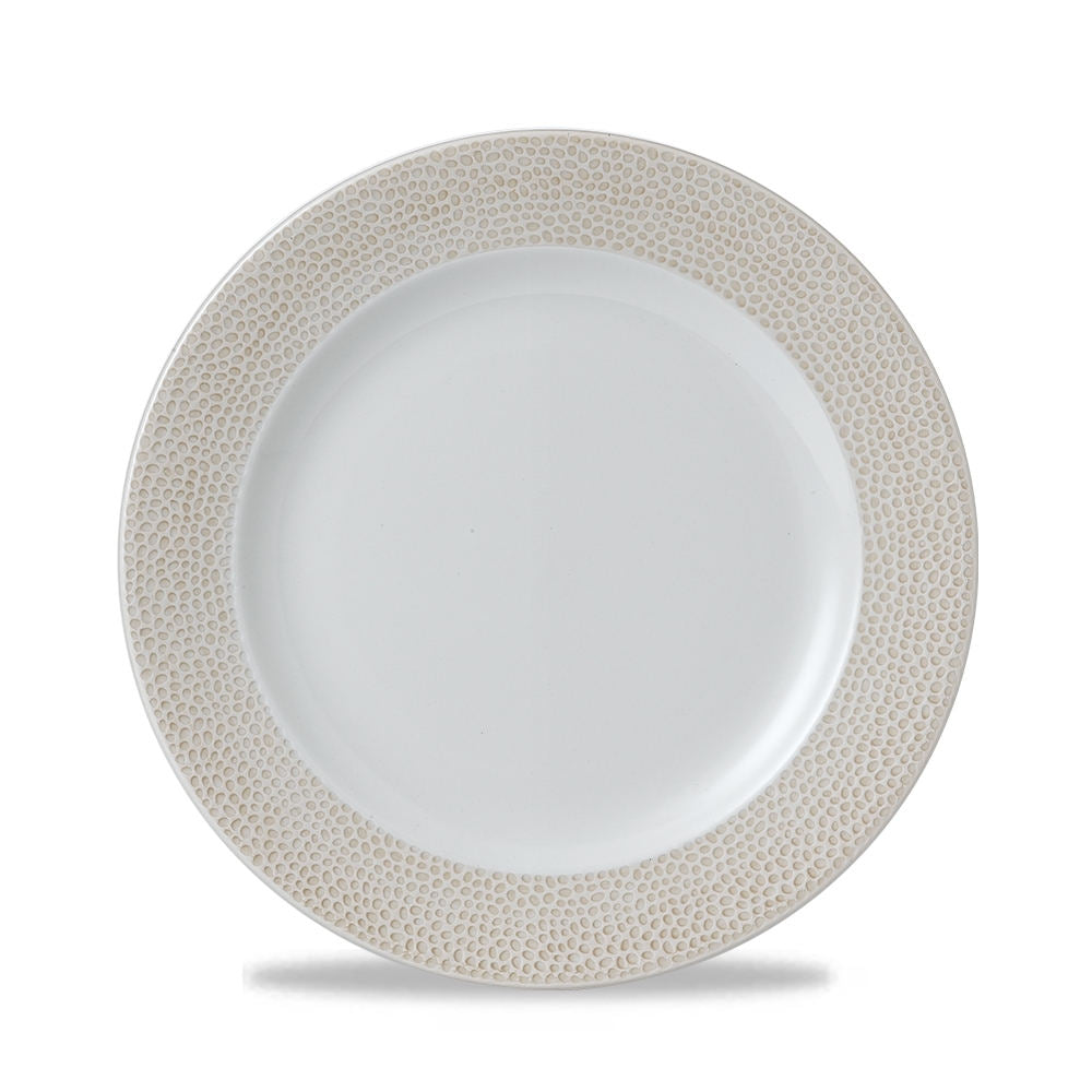 Churchill Isla Spinwash homokszínű kerámia tányér lapos 27,6 cm