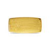 Churchill Stonecast Mustard barna kerámia szögletes tál 29,5x14 cm