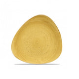 Churchill Stonecast Mustard barna kerámia háromszög tányér 26,5 cm