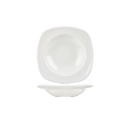 Churchill Equation fehér kerámia szögletes pasta tányér 28 cm