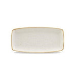 Churchill Stonecast Barley bézs kerámia szögletes tál 29,5x14 cm