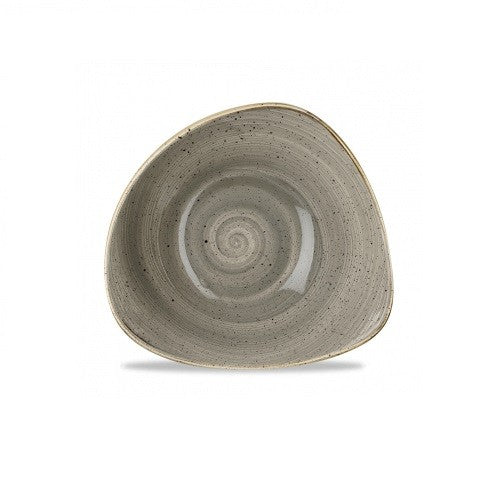 Churchill Stonecast szürke kerámia háromszög salátás 18,5 cm