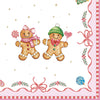 Karácsonyi mézeskalács háromrétegű papírszalvéta Sweet Christmas 33x33 cm 20 db