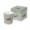 Karácsonyi kutyás porcelán bögre 400 ml Let it snow