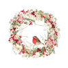 Háromrétegű karácsonyi papírszalvéta 33x33 cm 20 db Beautiful Christmas Wreath