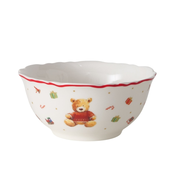 Karácsonyi macis porcelán tálka 14 cm 500 ml