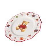Karácsonyi macis porcelán desszertes tányér 20,5 cm