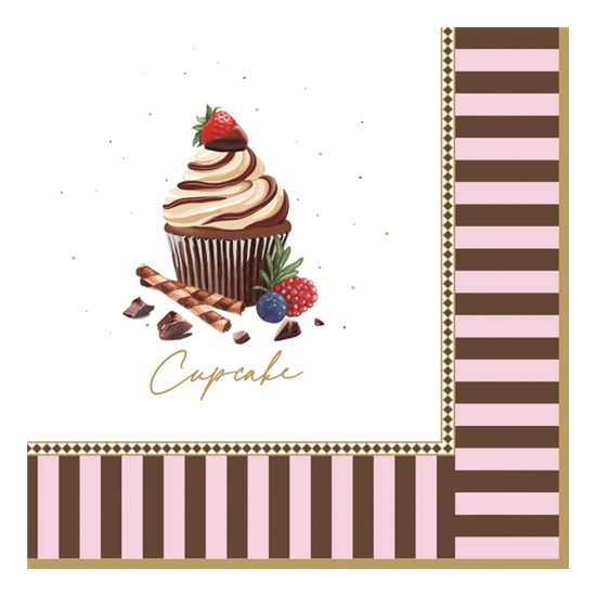 Papírszalvéta 33x33 cm 20 db-os Sweet Moments