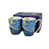 Porcelán bögre szett 2 személyes van Gogh Csillagos éj