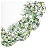 Karácsonyi papírszalvéta 32 cm 12 db-os Winter Greenery rondo
