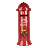Clayre & Eef piros karácsonyi postaláda Express delivery 52 cm