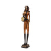Lord Leclerc kutyafigura órával 50 cm – arany