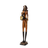 Lord Leclerc kutyafigura órával 50 cm – arany