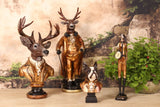 Lord Leclerc kutyafigura órával 50 cm – arany