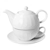Duo Twilight fehér porcelán teázó szett - 1 személyes - 300/550 ml