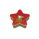 Karácsonyi konyhai csillag alakú fémdoboz 153x146x45 mm Christmas Magic