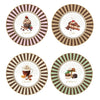 Porcelán desszertes tányérszett 4 db-os 19 cm dobozban Sweet Moments