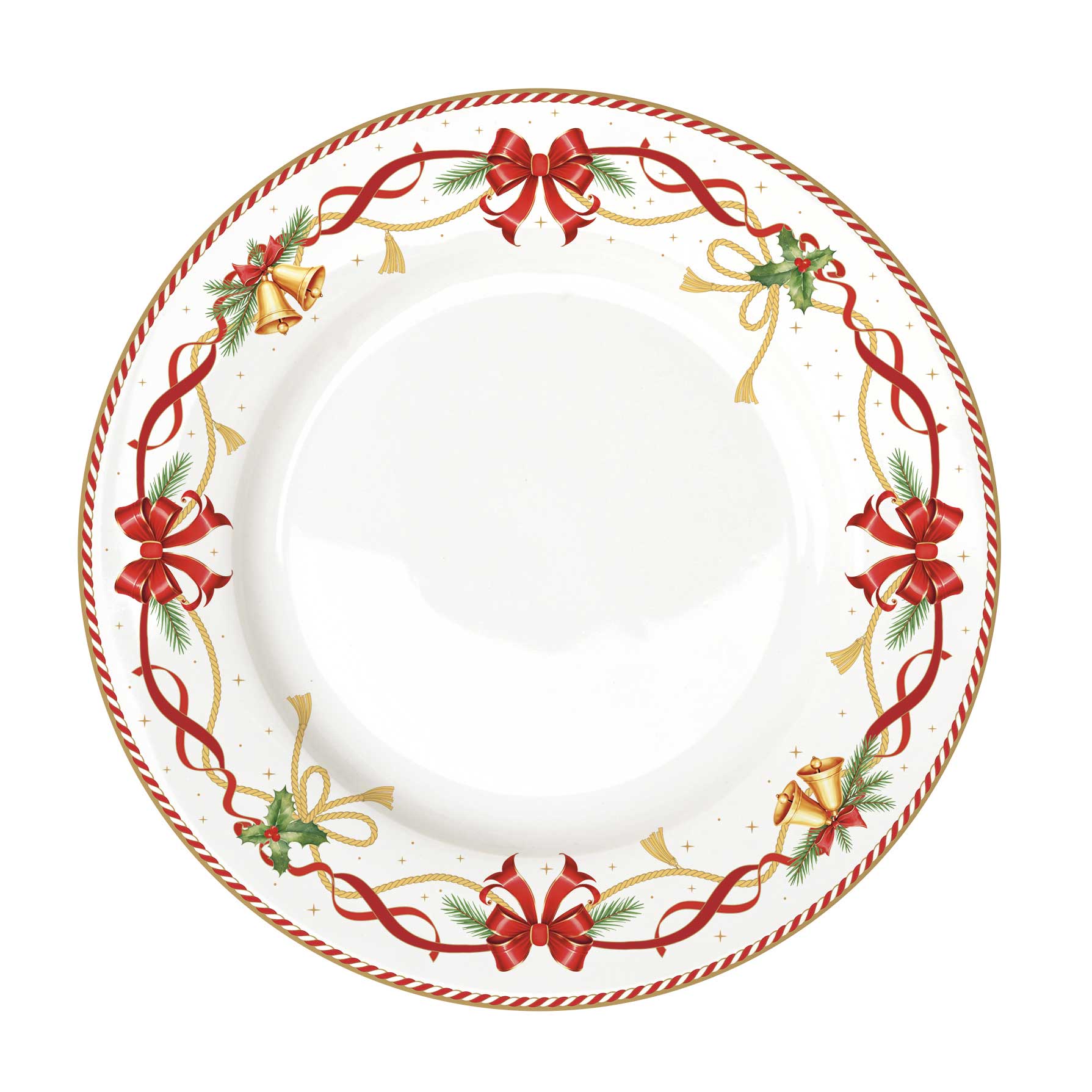 Karácsonyi porcelán lapostányér Christmas Tale