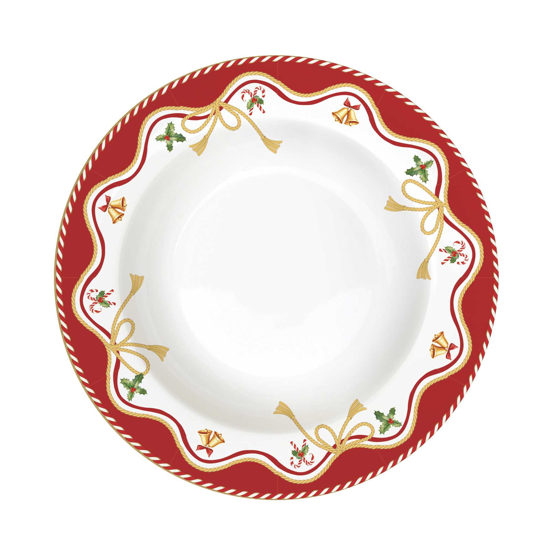 Karácsonyi porcelán mélytányér Christmas Tale