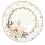 Karácsonyi porcelán étkészlet 18 részes White Elegance