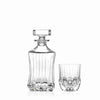 Kristályüveg whisky szett 7 részes decanter és 6 db pohár