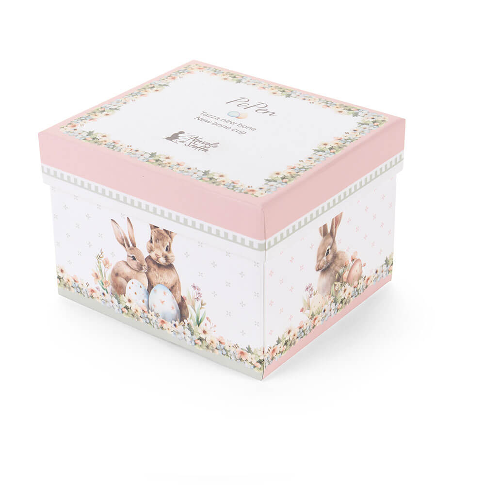 Húsvéti nyuszis Porcelán bögre 350 ml díszdobozban PePen 2 nyuszis mintával