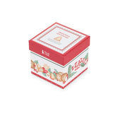 Karácsonyi porcelán cukortartó 270 ml díszdobozban
