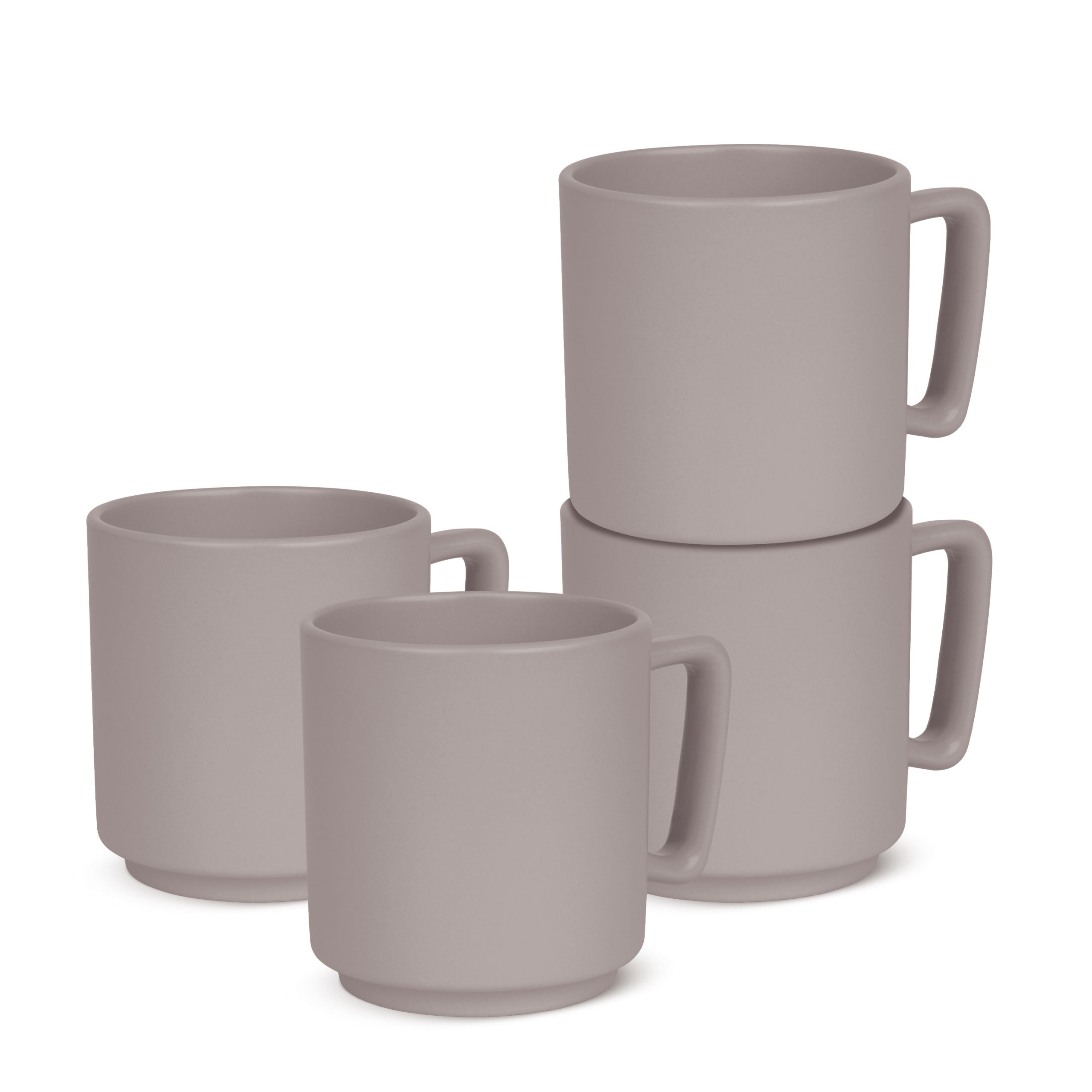 Porcelán 4 részes bögre készlet 300 ml Taupe szürke Berlinger Haus