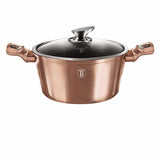 Indukciós Lábas fedővel Ø30*13,5 cm 8 liter Metallic Line Rose Gold Edition