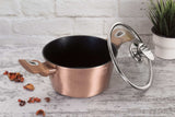 Indukciós Lábas fedővel Ø30*13,5 cm 8 liter Metallic Line Rose Gold Edition