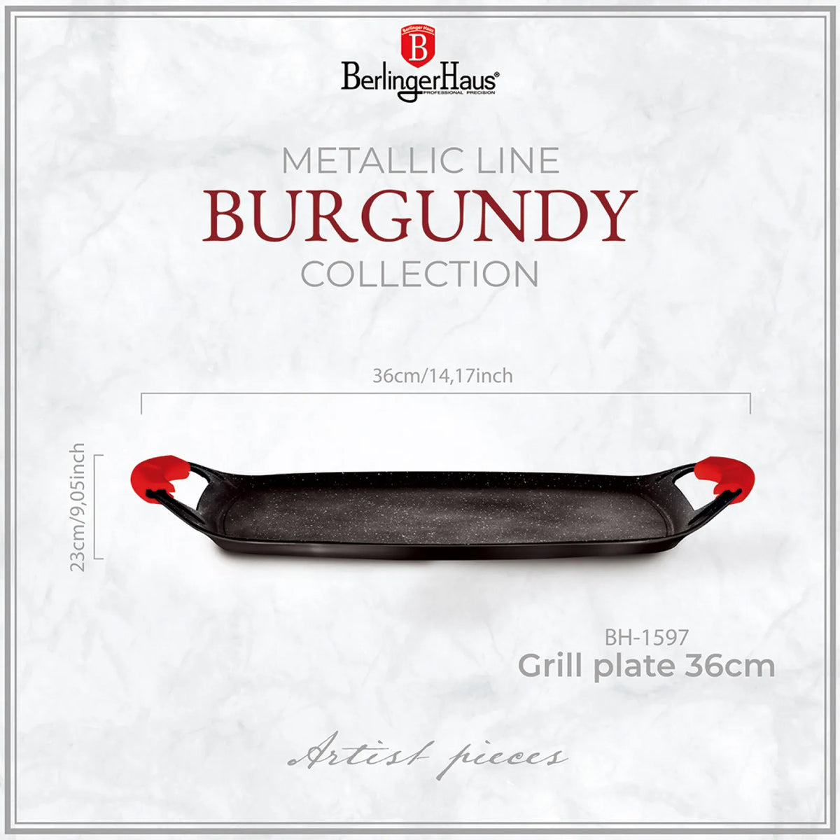 Berlinger Haus Grill sütőlap (36 cm) – 9. kép