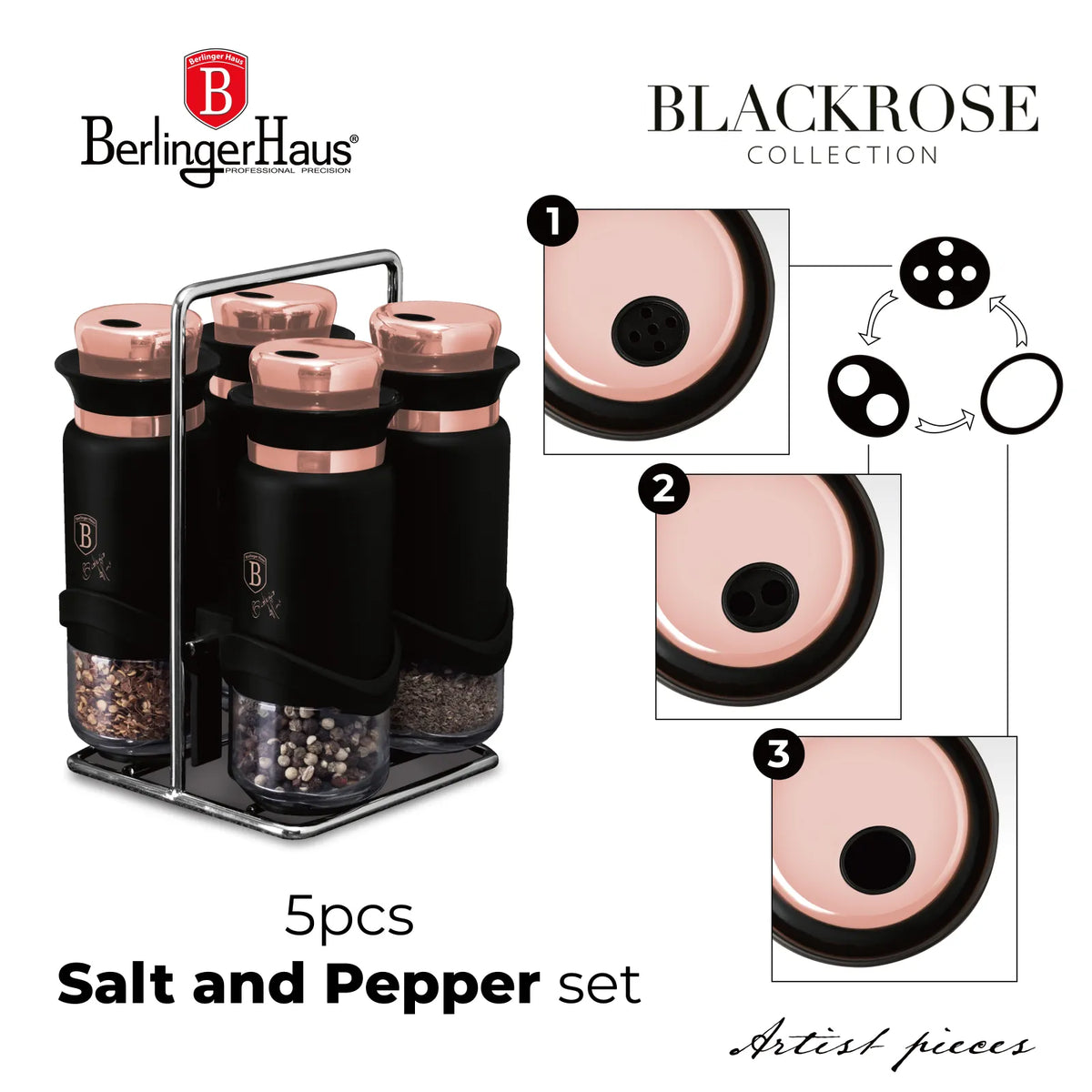 Berlinger Haus 5 részes fűszertartó – 4. kép