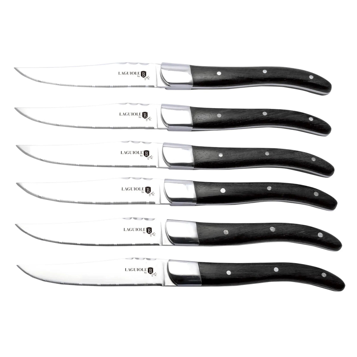 Berlinger Haus 6 részes steak késkészlet fa nyéllel – Eternal Collection