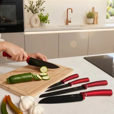 Berlinger Haus 6 részes késkészlet bambusz vágódeszkával – 5. kép