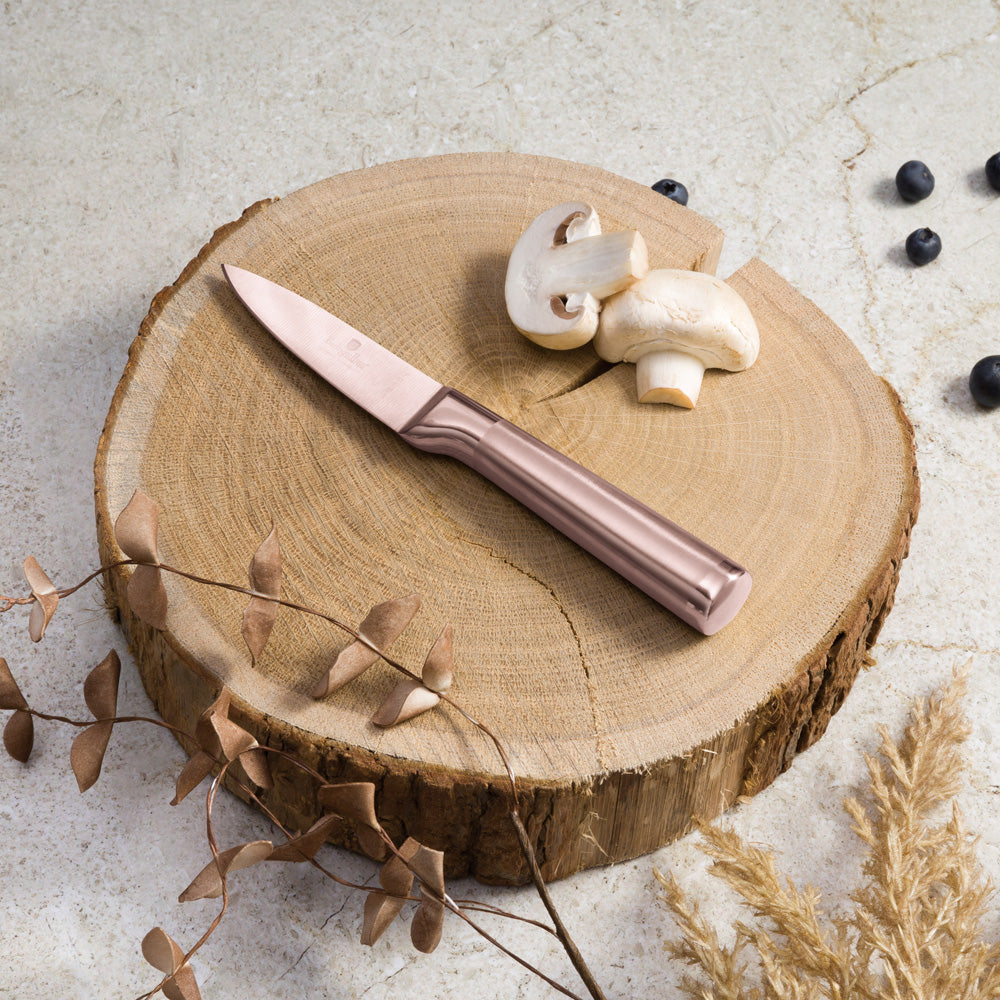 Rozsdamentes acél rose gold Hámozókés 9 cm Berlinger Haus Taupe