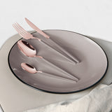 Rozsdamentes acél rose gold PVD bevonattal 24 részes evőeszköz készlet Berlinger Haus Taupe