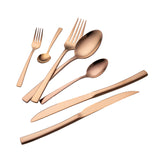 Berlinger Haus rose gold 42 részes evőeszköz készlet Antracit Collection