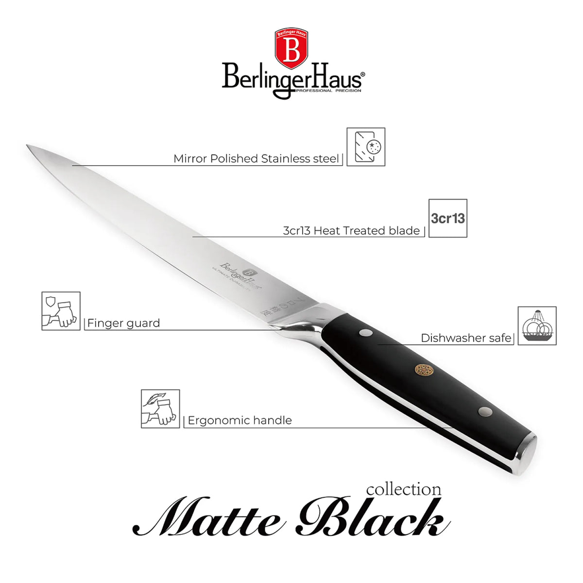 Berlinger Haus Szeletelő kés (20 cm) – 7. kép