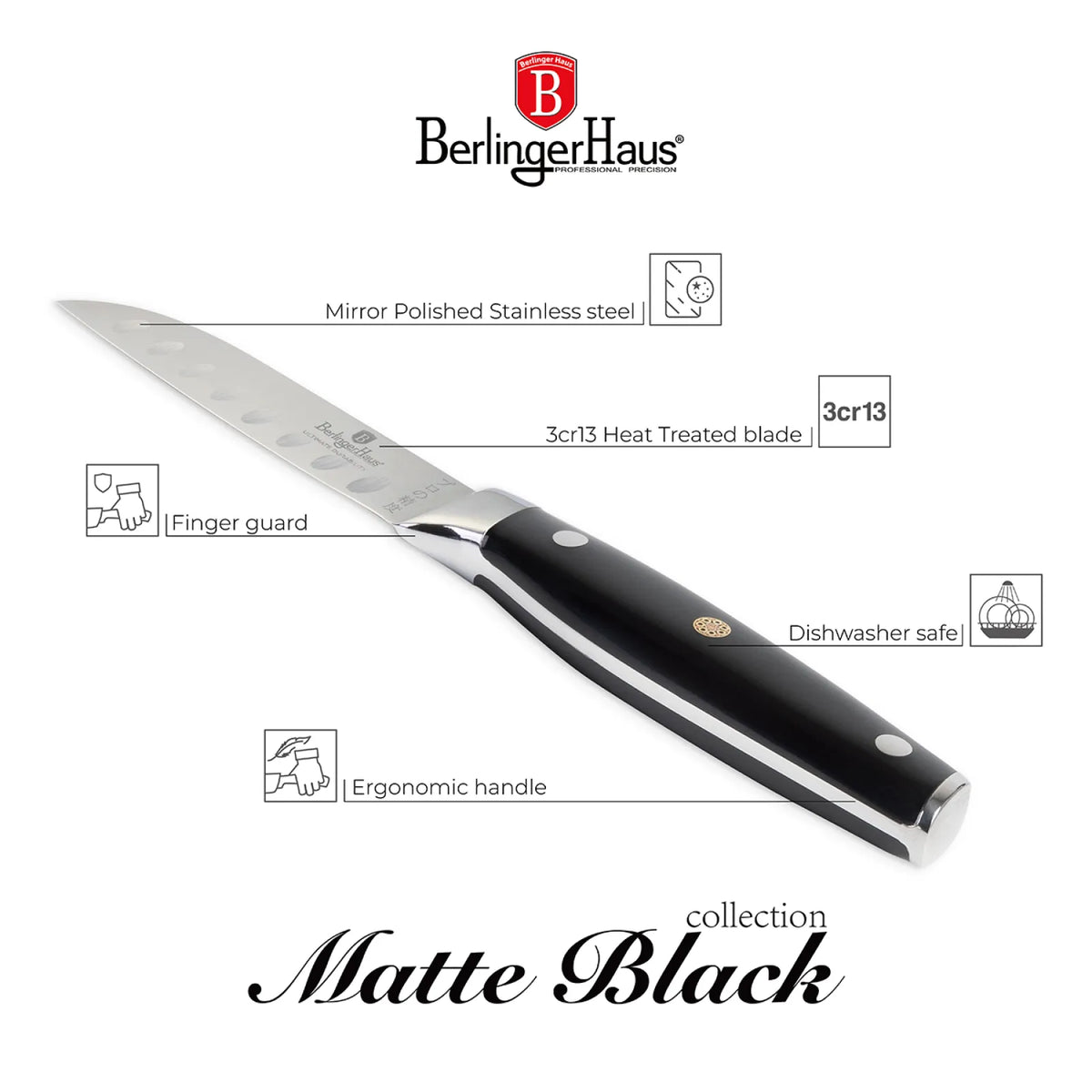 Berlinger Haus Santoku kés (9 cm) – 10. kép