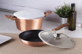 Indukciós 4 részes edénykészlet Metallic Line Rose Gold Edition Berlinger Haus