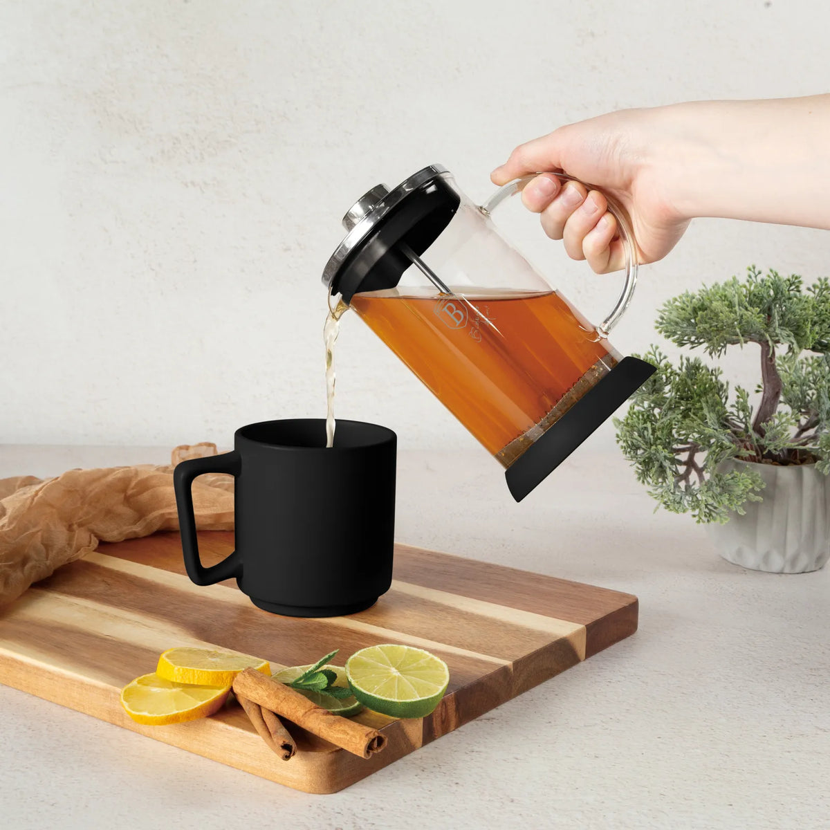 Berlinger Haus Dugattyús kávé és teafőző (0.8 L) – 4. kép
