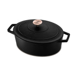 Berlinger Haus ovális öntöttvas pecsenyesütő fedővel 30 cm, 4,65 l – Black Rose Collection
