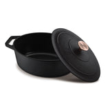 Berlinger Haus ovális öntöttvas pecsenyesütő fedővel 30 cm, 4,65 l – Black Rose Collection