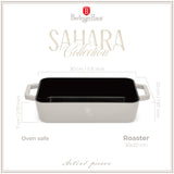 Berlinger haus indukciós Öntöttvas sütőtepsi 30 cm Sahara Collection